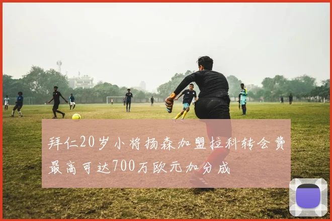拜仁20岁小将扬森加盟拉科转会费最高可达700万欧元加分成